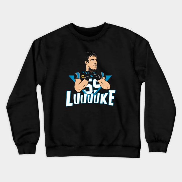 Luuuuke Icon Crewneck Sweatshirt by ThePunkPanther